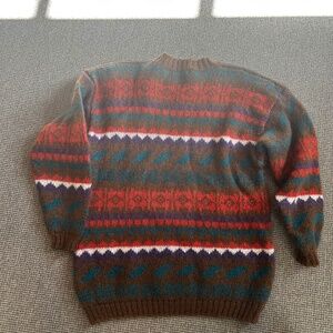 Mohair long-sleeve multicolored sweater by Knit Knit